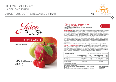 Frugt & Grøntsagsblanding Soft Chewables (Healthy Starts 4-12)