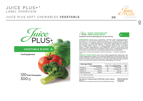 Frugt & Grøntsagsblanding Soft Chewables (Healthy Starts 4-12)